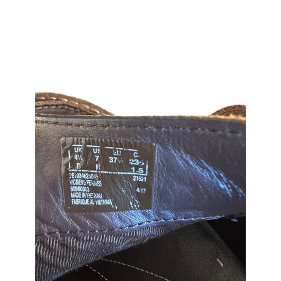 Clarks Artisan Funny Dream Shoes Brown Leather‎ Lace Up Shoe Womens US 7 - Picture 6 of 10